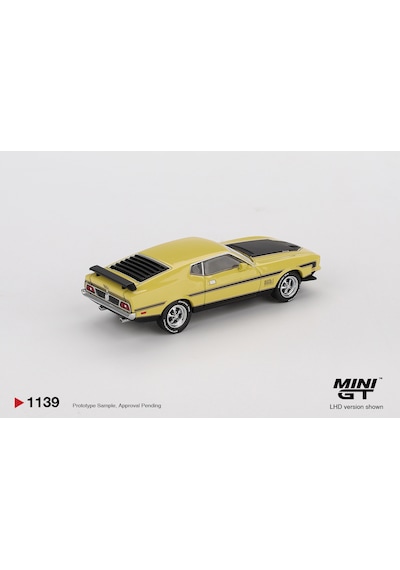 1:64 Ölçek Mini Gt 1969 Ford Mustang Mach1 Diecast Metal Minyatür Model Araba 5cm