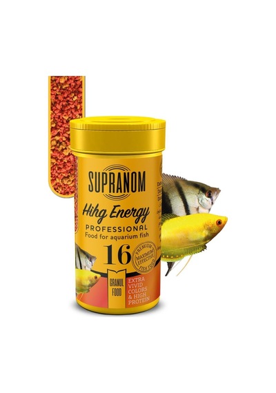 Supranom Tüm Balıklar İçin Yem High Energy Ganul Food 100Ml 16