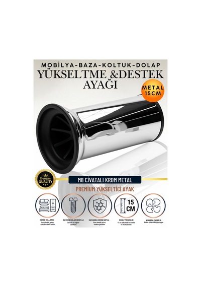4 Adet 15 Cm M8 Vidalı Metal Krom Ayak Mobilya Ayağı Baza Ayağı Kanepe Ayağı Koltuk Ayağı Yatak Ayağı Yükseltme Ayağı Dolap Ayak Sehpa Sandık Ayakları Değişim Destek Ayağı Yükseltici Aparat Şifonyer Krom Krom 4 Adet 15 Cm M8 Vidalı Metal Krom Ayak Mobilya Ayağı Baza Ayağı Kanepe Ayağı Koltuk Ayağı Yatak Ayağı Yükseltme Ayağı Dolap Ayak Sehpa Sandık Ayakları Değişim Destek Ayağı Yükseltici Aparat Şifonyer Krom Krom