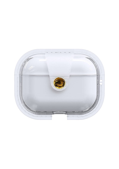 Goocamp Apple Uyumlu AirPods Pro Airbag 33 Darbelere Karşı Dayanıklı Magnetik Kılıf-şeffaf Şeffaf