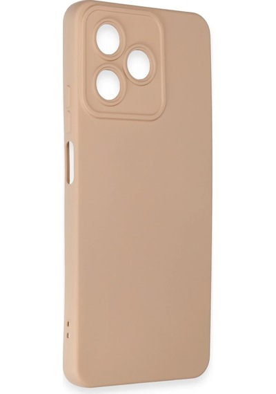 Uryport Realme C53 Kılıf Nano İçi Kadife Silikon - Pudra Çok Renkli