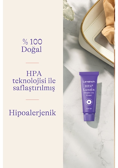 Lansinoh HPA Lanolin Göğüs Ucu Kremi 10 ML