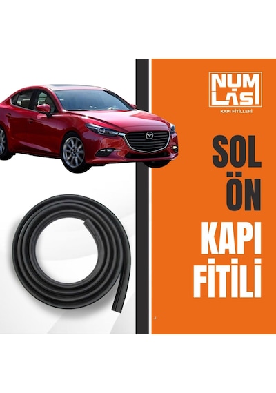 Mazda 3 Sedan 2013-2018 Sol Ön Kapı Fitili-a Kalite-numlas-nm4086
