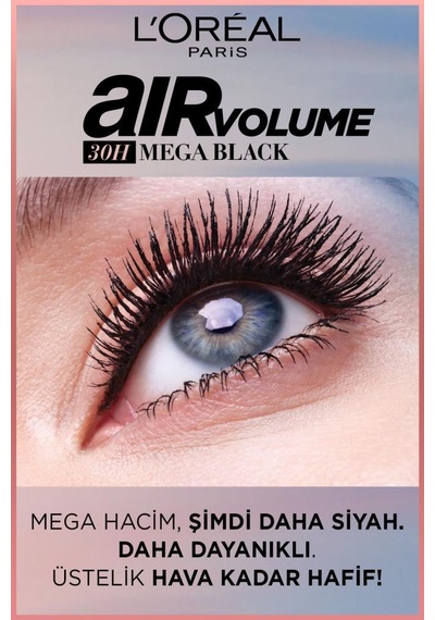 L'Oreal Paris Air Volume Maskara Mega Black