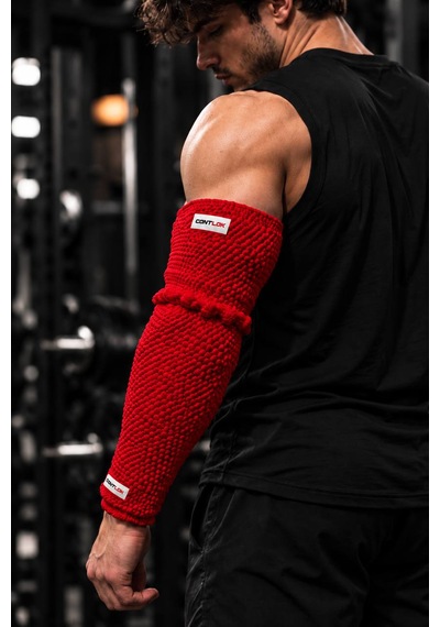 Bilek Güreşi Kol Isıtıcı Ön Kol Dirsek Isıtıcı / Arm Warmer Kırmızı
