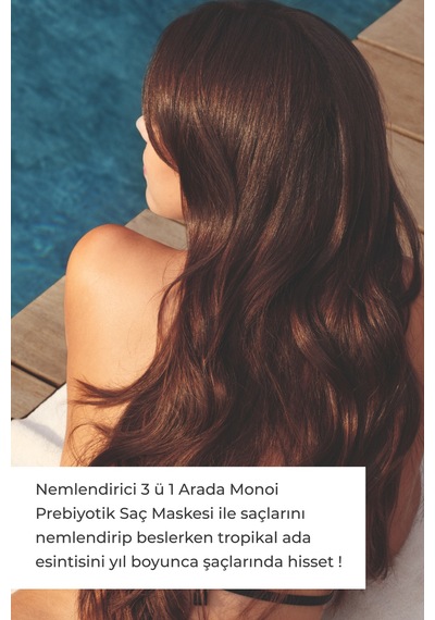 Yves Rocher Nemlendirici 3 Ü 1 Arada Prebiyotik Saç Maske Normalden Kuruya Dönük Saçlar /monoi 250 Ml