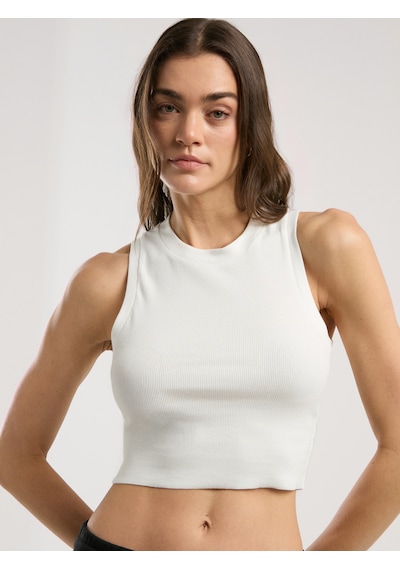 Everlast Ever Relaxed Rib Beyaz Kadın Thick-strapped Atlet Beyaz