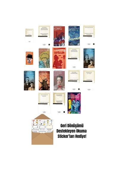 En Çok Okunan Dünya Edebiyatı Kitapları 18 Kitap Set