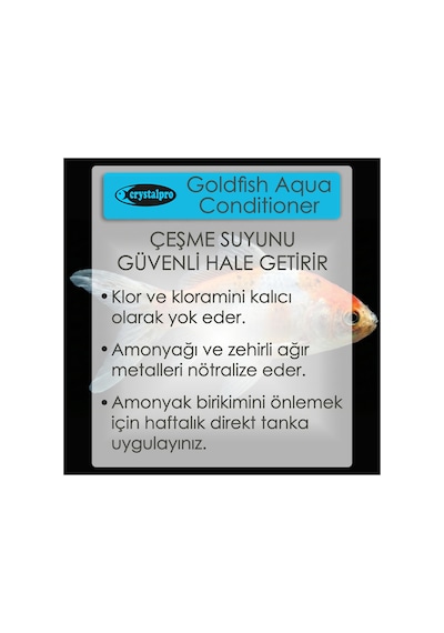 Goldfish Aqua Conditioner 125ml Japon Balıkları İçin Su Düzenleyici