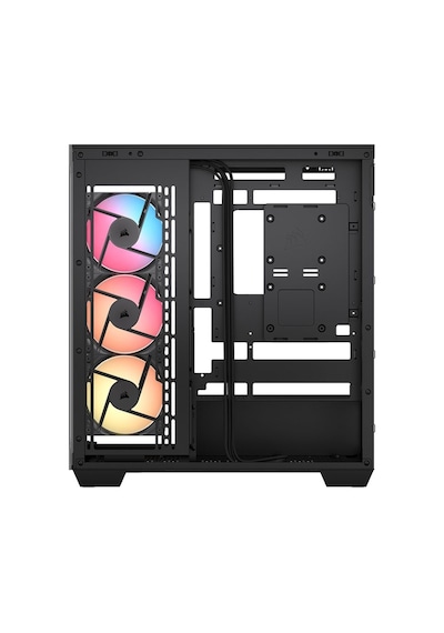 Corsaır 3500x Rm850e 850w 80+gold 3x120mm Reverse Argb 1x Rs120 Arka Fanlı Temperli Camlı Siyah Cc-9900074-eu Bilgisayar Kasası