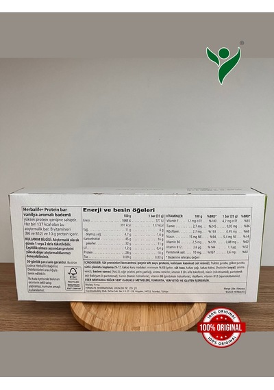 Herbalife Protein Bar Vanilya Aromalı Bademli - 14 Adet