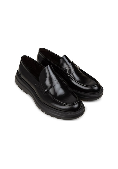 Deery Erkek Hakiki Deri Siyah Loafer Ayakkabı - 02006msyhe03 Siyah