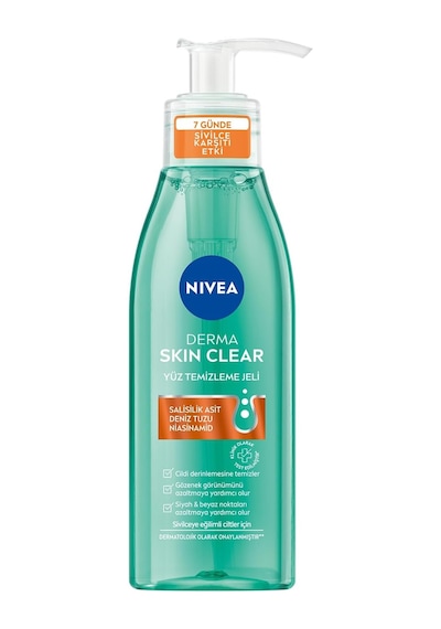 Derma Skin Clear Sivilce Karşıtı Yüz Temizleme Jeli 150ml, Gözenek Arındırıcı,gözenek Görünümünü,siyah No