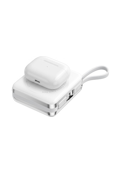 Wiwu Xf17 Mag Plus Serisi M-safe Şarj Özellikli 3in1 15w Taşınabilir Powerbank 10.000mah Beyaz