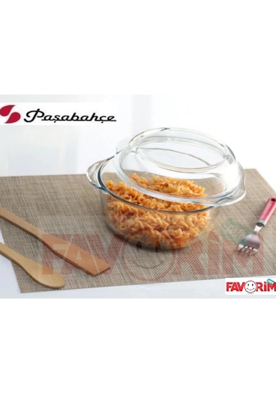 Paşabahçe 59013 Yuvarlak Kapaklı Tencere Borcam 3 L