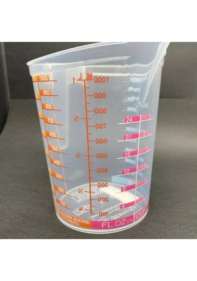 Mey İthalat Özel Ölçü Kabı 1 Litre Çok Renkli