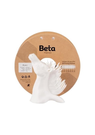 Beta Pla+ Filament - White Çok Renkli