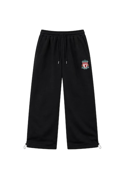Zaee Liverpool Premium Baggy Ayarlanabilir Paça Eşofman Altı Siyah