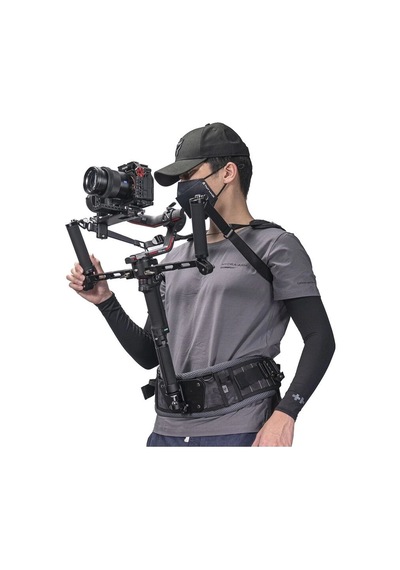 Tilta Gss-t04-dhb2 Djı Rs2 / Rsc2 / Rs3 / Rs4 İçin Hafif Çift Saplı Gimbal Destek Sistemi