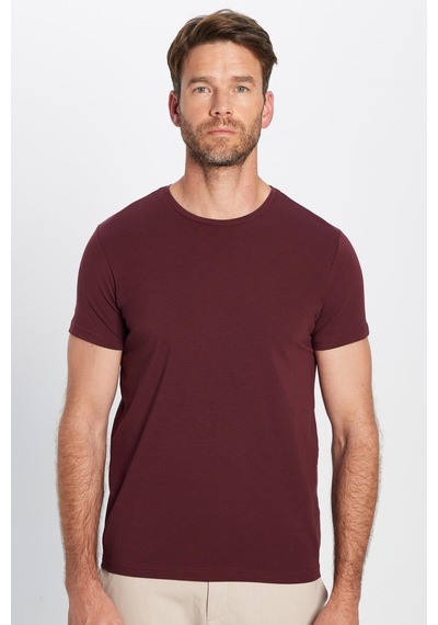 Tudors Erkek Slim Fit Dar Kesim Pamuklu Yumuşak Doku Likralı Esnek Kumaş Basic Bordo Bisiklet Yaka Tişört-31551 Bordo Tudors Erkek Slim Fit Dar Kesim Pamuklu Yumuşak Doku Likralı Esnek Kumaş Basic Bordo Bisiklet Yaka Tişört-31551 Bordo