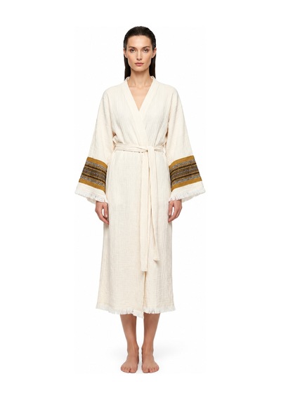 Brandsmiths Natural Symbol Nomad Kimono- Altın Ton Sarı