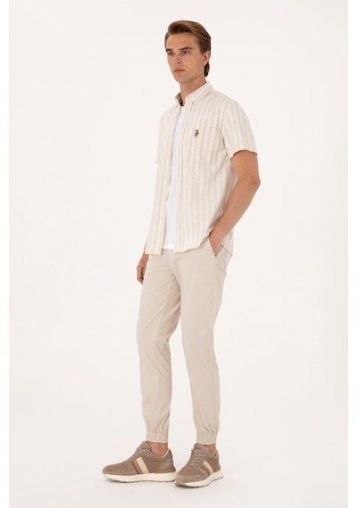 U.s. Polo Assn. Erkek Taş Pantolon Kanvas-chino 50300442-vr049 Tas