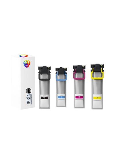Epson Workforce Pro Wf-c5790dwf-wf-c5790dwf-bam Uyumlu Kartuş Seti 4 Renk