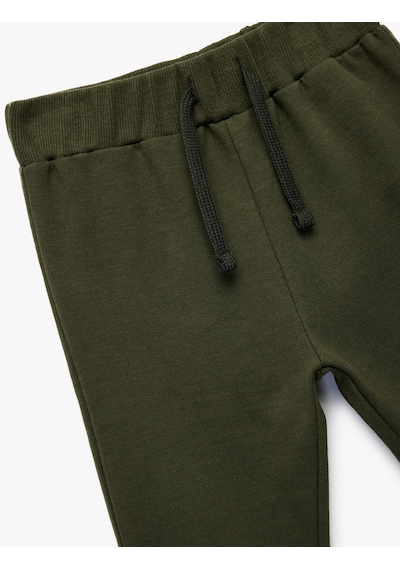 Koton Pamuklu Beli Bağcıklı Basic Şardonlu Jogger Eşofman Altı Yeşil 6wmb40104tk Yeşil Koton Pamuklu Beli Bağcıklı Basic Şardonlu Jogger Eşofman Altı Yeşil 6wmb40104tk Yeşil