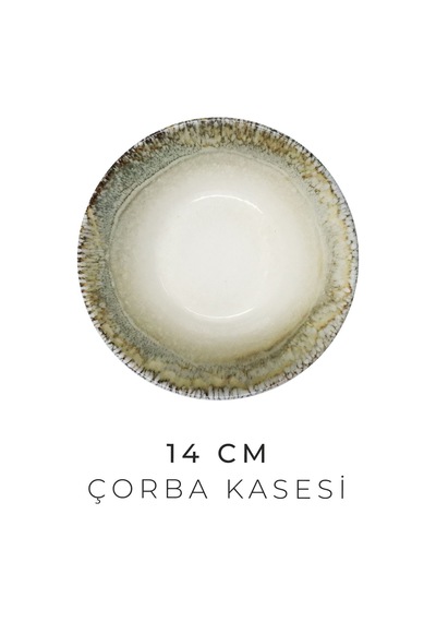 Kitchen Life 18 Parça 6 Kişilik Ay Işığı Sırları Porselen Yemek Takımı  - New Bone  Yemek Seti