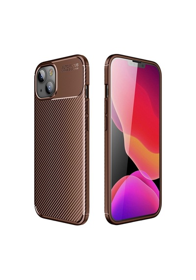 Smcaseİphone Uyumlu 13 Kılıf Negro Karbon Silikon Nano Ekran Koruyucu Siyah