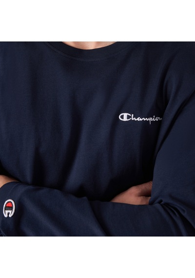 Champion Ls Erkek Lacivert T-shirt 221799 2800284