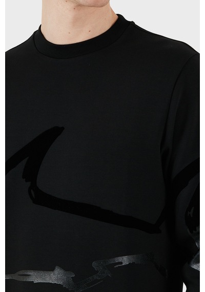Paul & Shark Erkek Sweat 13311849 011 Siyah