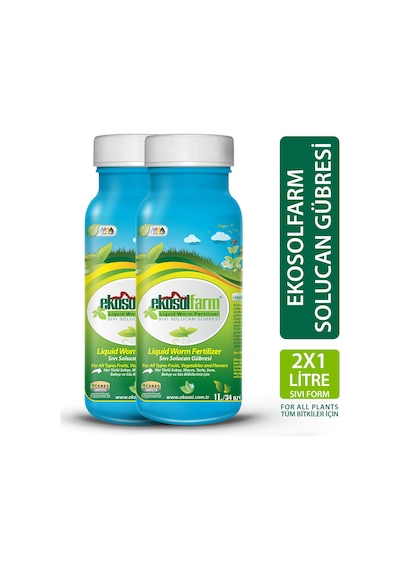 Ekosol Farm Sıvı Solucan Gübresi 2 x 1 L