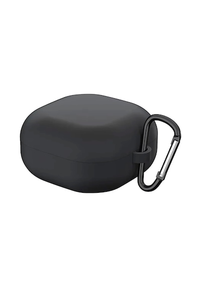 Forzacase Samsung Galaxy Buds Core 2025 Uyumlu Anahtar Askılıklı Bluetooth Kulaklık Kılıfı - Fc1107 Siyah