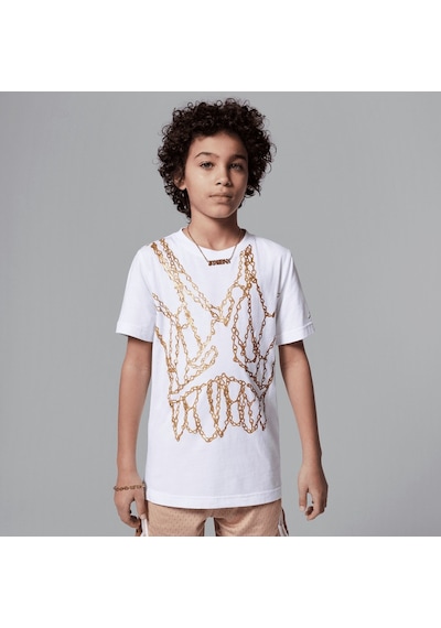 Nike Nıke Jordan Jdb Mj Brand Jm Chaın Ss Crew Erkek Çocuk Tişört 95d627 001 001
