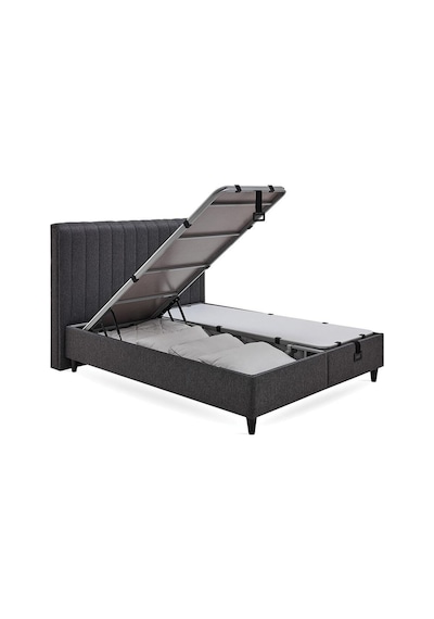 Yataş Bedding Lento Tek Kişilik Baz-Somni Başlık 120x200 Siyah 2'li Set