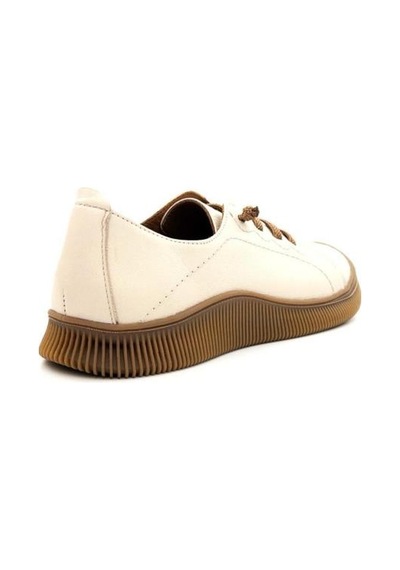 Venüs 2413504y Kadın Hakikki Deri Lastikli Comfort Atom Ayakkabı Bej