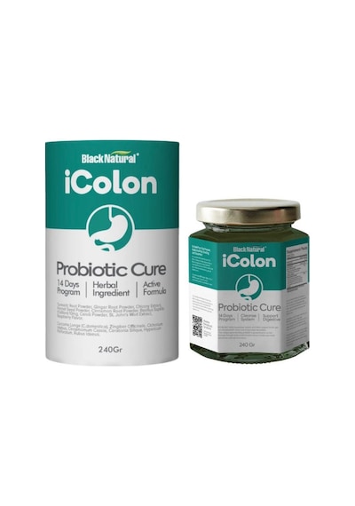 Black Natural Icolon Bağırsak Probiotic Cure