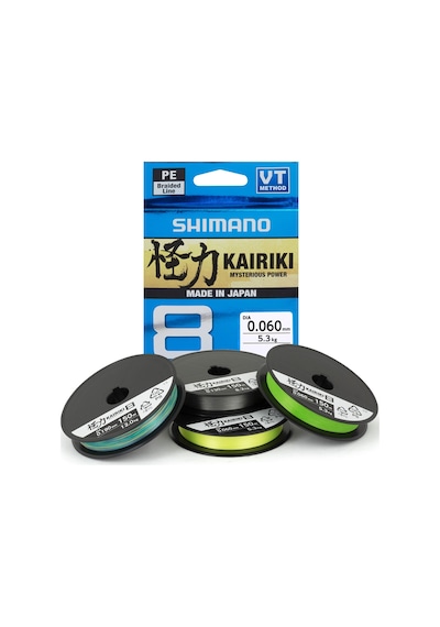 Shimano Kairiki 8b Mantis Green 150m İp Misina Kalınlık Mm : 0,10mm