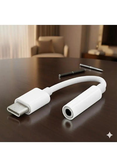 Powermaster Type C To Aux Dönüştürücü - Powermaster 10cm Type C Girişi Aux Dönüştürücü Kablo