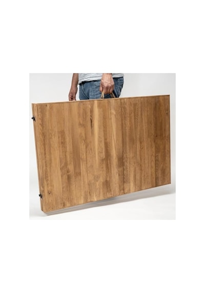 Çok Amaçlı Katlanır Ahşap Masa - 75x228 Cm Açık Ceviz Çok Amaçlı Katlanır Ahşap Masa - 75x228 Cm Açık Ceviz