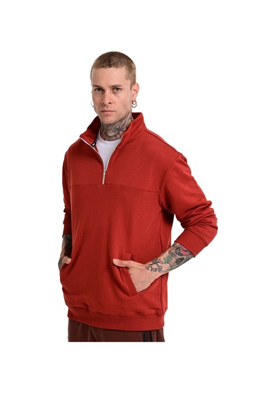 Sportive Badajoz Erkek Turuncu Günlük Stil Sweatshirt 24ke016-krmt Turuncu