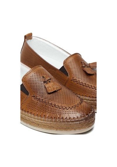 Bestello Püsküllü Poli Taban Casual 020-050 Kadın Ayakkabı Taba
