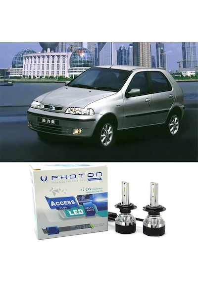 Fiat Palio Led Xenon Kısa Far Ampulü H7 Access Yeni Seri Beyaz 1998-2002