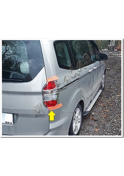 Woc Chrome Ford Tourneo Courier Krom Stop Çerçevesi 2014  Sonrası