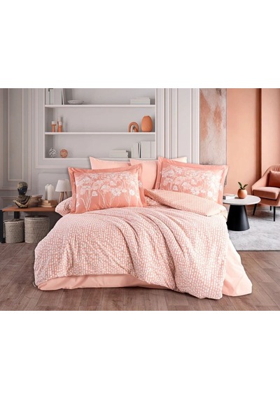 Hobby Çift Kişilik Poplin Nevresim Velura Terracota Çok Renkli