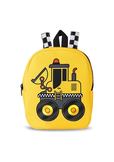 Denokids Erkek Çocuk İnşaat Araçları Desenli Sarı Çanta Tek Beden Denokids Erkek Çocuk İnşaat Araçları Desenli Sarı Çanta Tek Beden