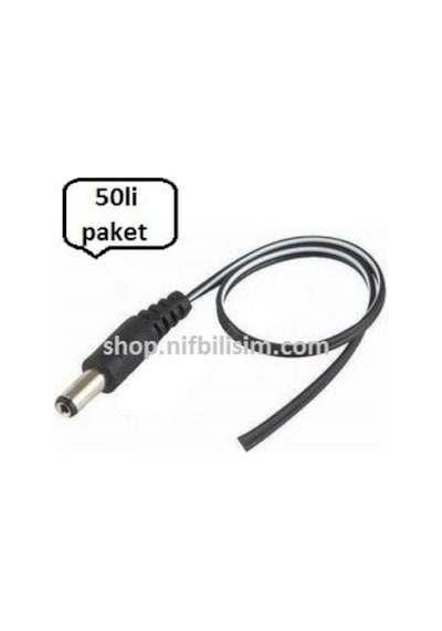 Power Jack 50Li Paket (Erkek) - Güvenlik Kamerası Jackı