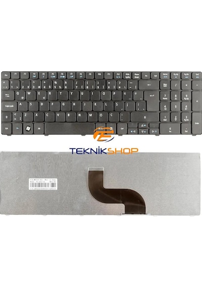 Acer Aspire 5536, 5742, 5738, 5810t Notebook Klavye Siyah Tr / Kl0470