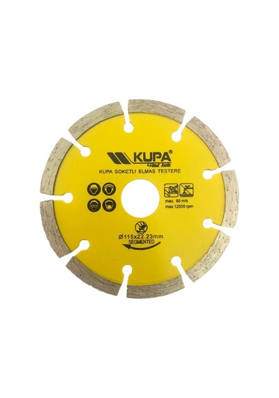 115 Mm Soketli Elmas Testere Taş Beton Tuğla Kesici